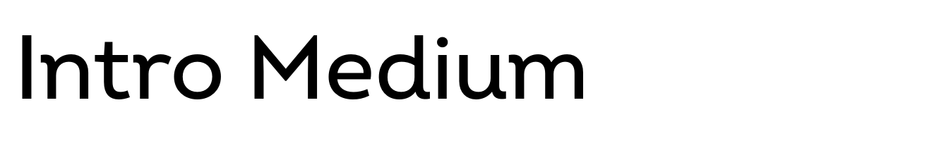 Intro Medium